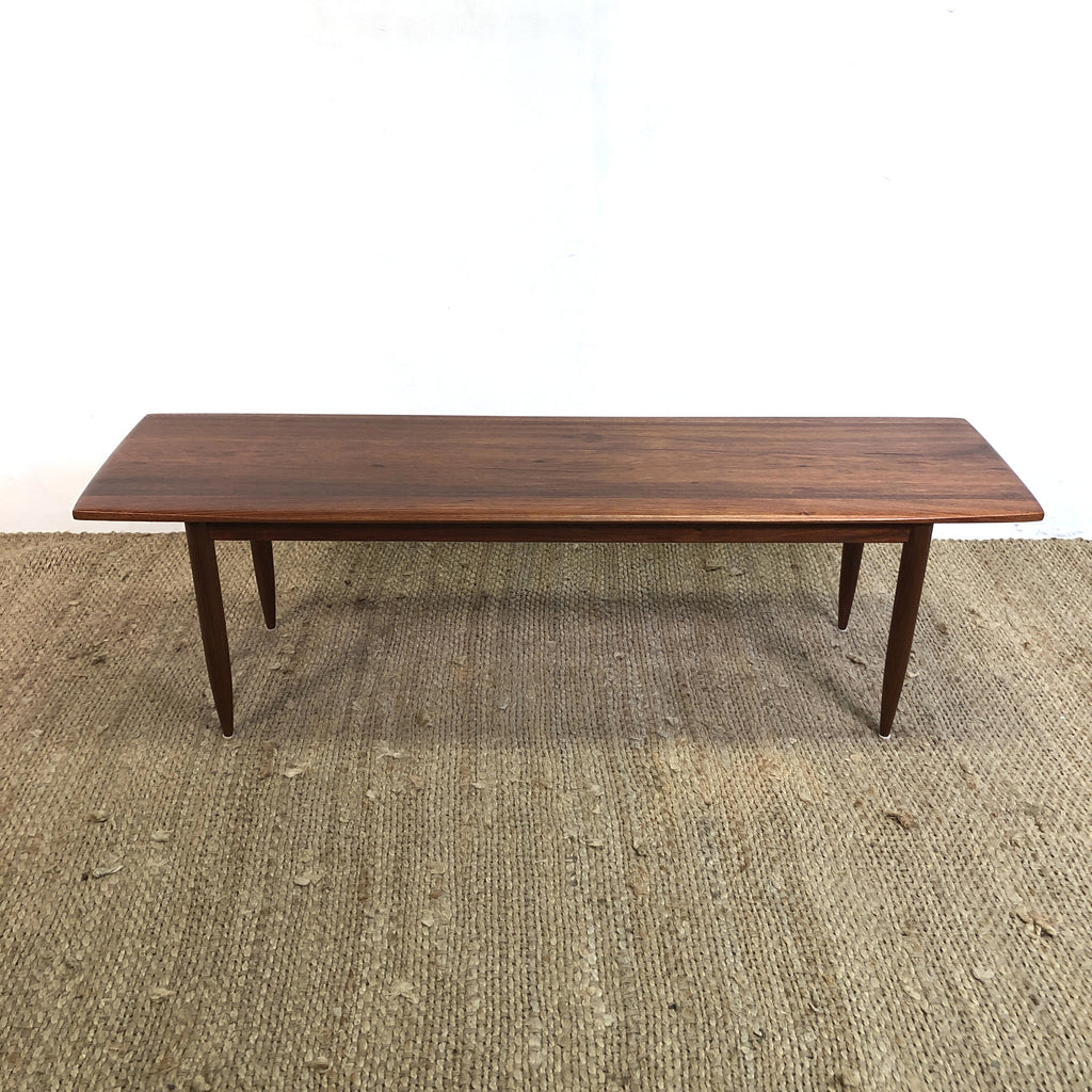Restored Mid Century Blackwood Coffee Table