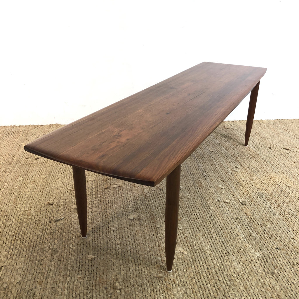 Restored Mid Century Blackwood Coffee Table