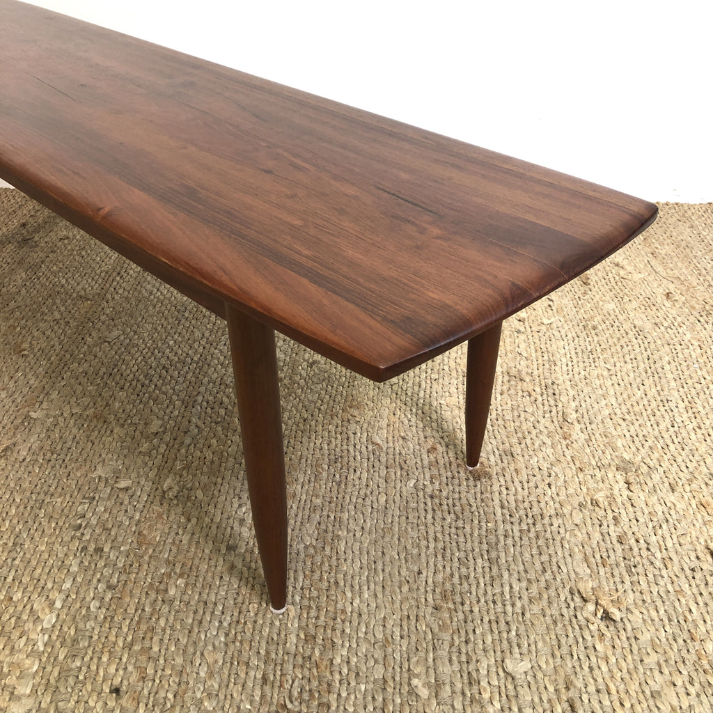 Restored Mid Century Blackwood Coffee Table