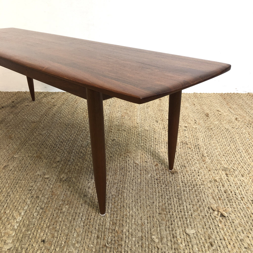 Restored Mid Century Blackwood Coffee Table