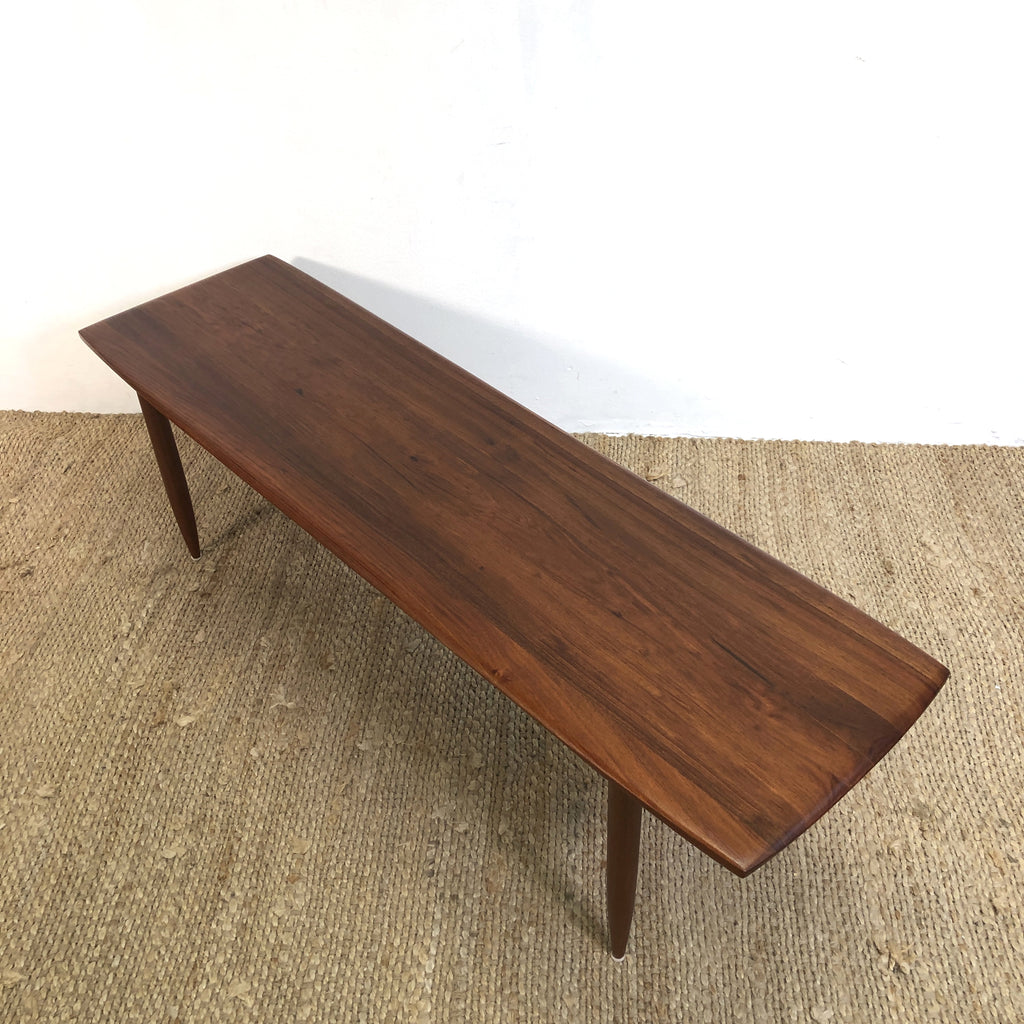 Restored Mid Century Blackwood Coffee Table