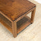 Mid Century John Duffecy Rattan Shelf Coffee Table