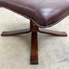 Danish Star Brand Leather Footstool