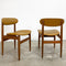 Suite Of Six 1960's Mid Century Mustard Dining Chairs