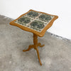 1960s Danish Oak Wine Side Table