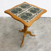 1960s Danish Oak Wine Side Table
