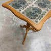 1960s Danish Oak Wine Side Table