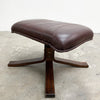 Danish Star Brand Leather Footstool