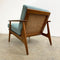 Mid Century Iconic Parker Rattan Back Armchair Restored & Upholstered