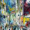 Mid Century Abstract Original Oil Painting
