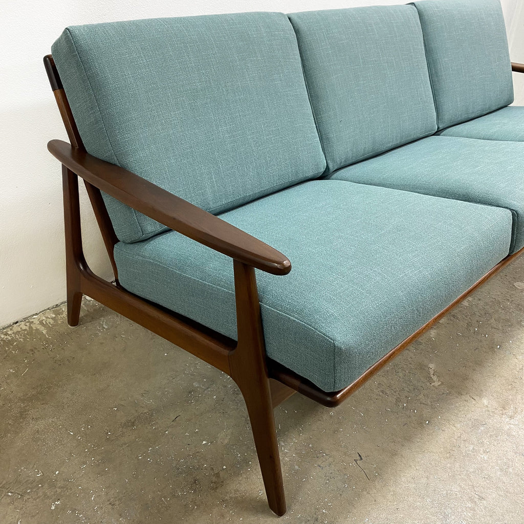 Fully Restored Mid Century Parker Three Seater Lounge - Reupholstered