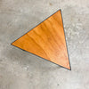 Architectural Triangular Mid Century Coffee Table