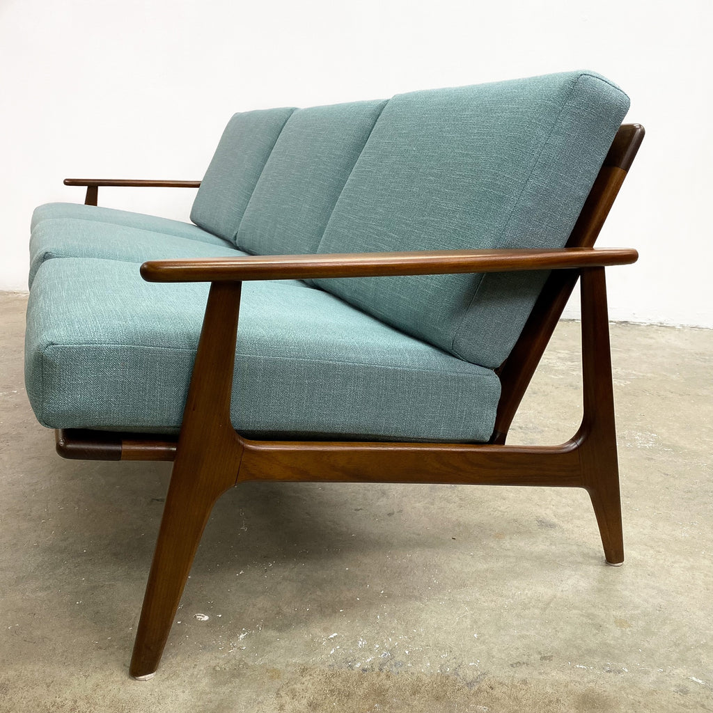 Fully Restored Mid Century Parker Three Seater Lounge - Reupholstered