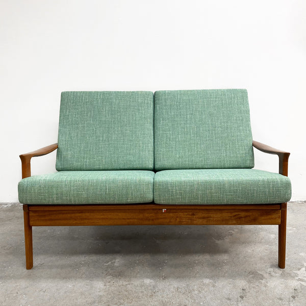 Parker Mid Century Two Seater Lounge Professionally Restored