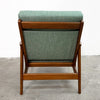 Restored and Upholstered Parker Mid Century Teak Armchair Lounge Chair