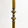 Vintage Brass and Green Marble Standard Lamp and Shade