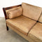 Danish Tan Leather Three Seater Lounge