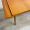 Mid Century Blonde Wood Extension Dining Table