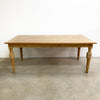 Rustic European Baltic Pine Vintage Dining Table