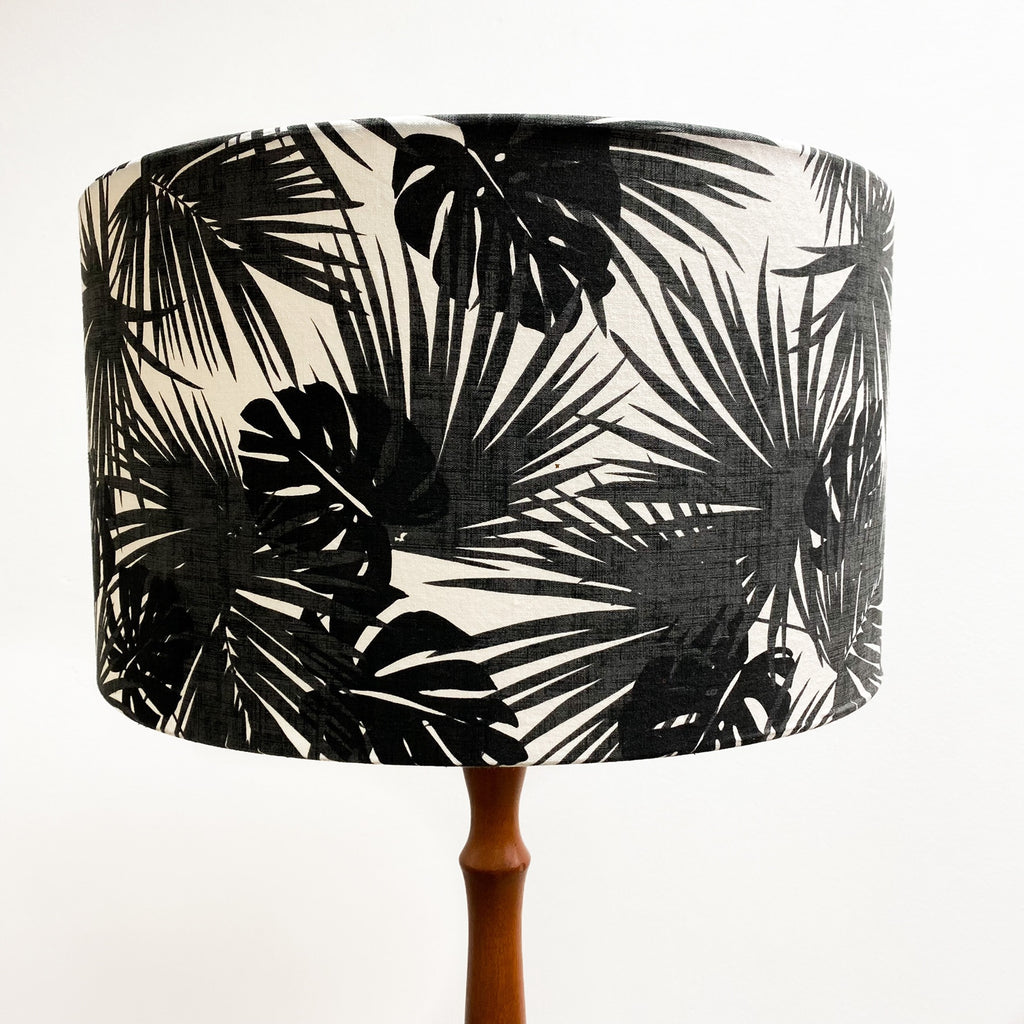 Mid Century Turned Meranty Floor Lamp