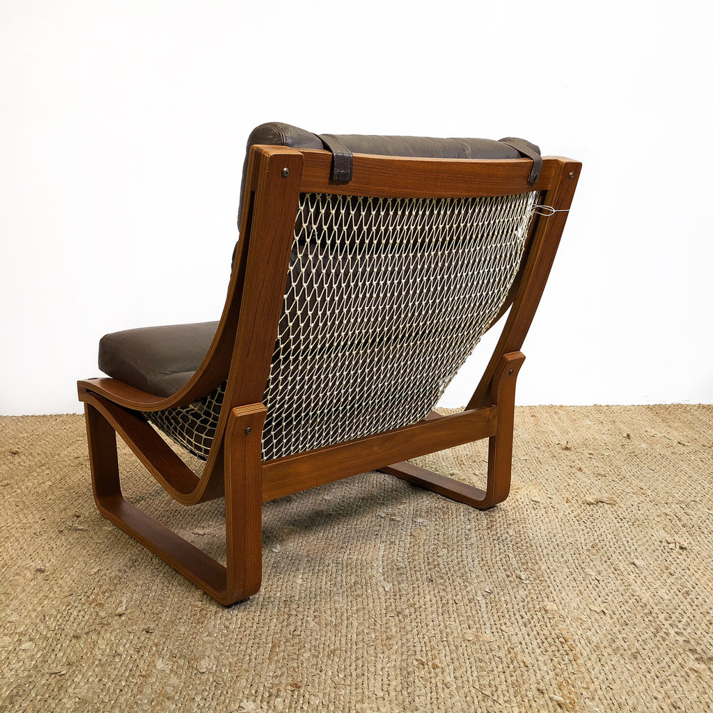 Tessa T4 Mid Century Leather Lounge Chairs