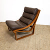 Tessa T4 Mid Century Leather Lounge Chairs