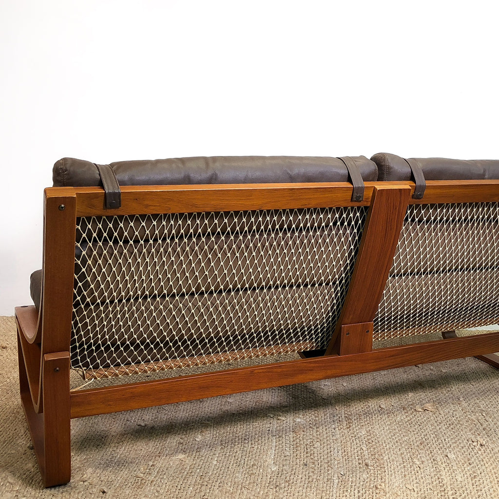 Tessa T4 Mid Century Leather Lounge