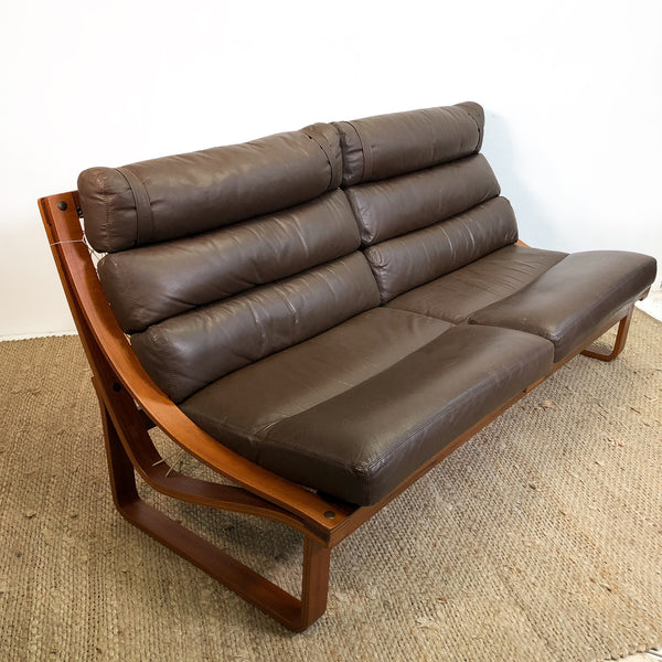 Tessa T4 Mid Century Leather Lounge