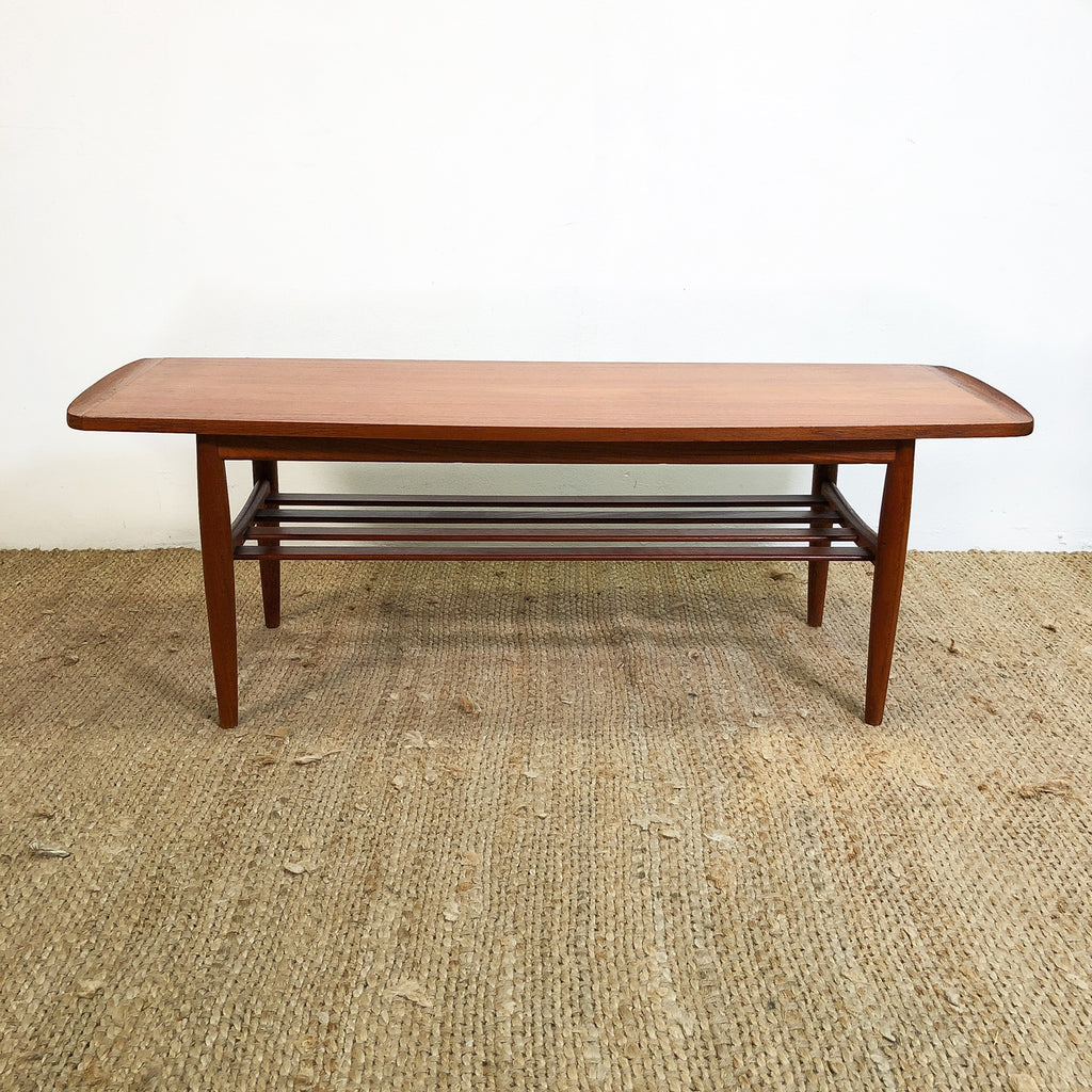 Parker Lip Edge Mid Century Coffee Table