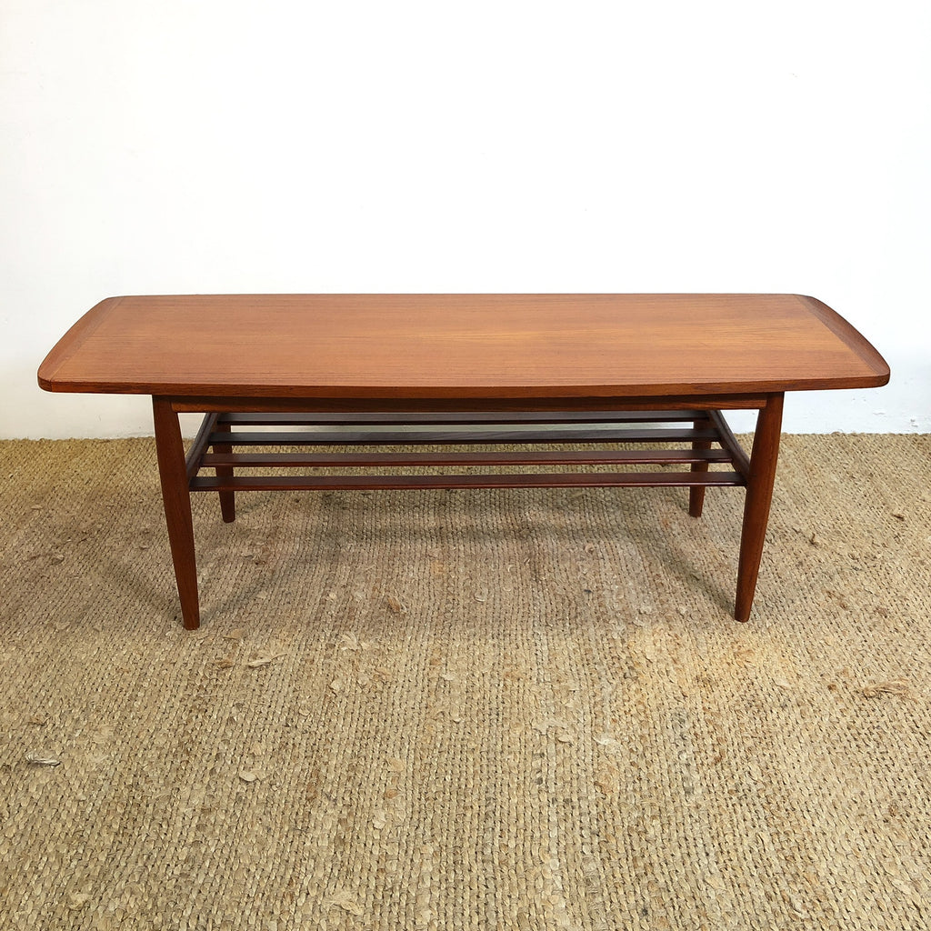 Parker Lip Edge Mid Century Coffee Table