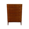 Mid Century Teak Danish Tallboy Chest Of Drawers