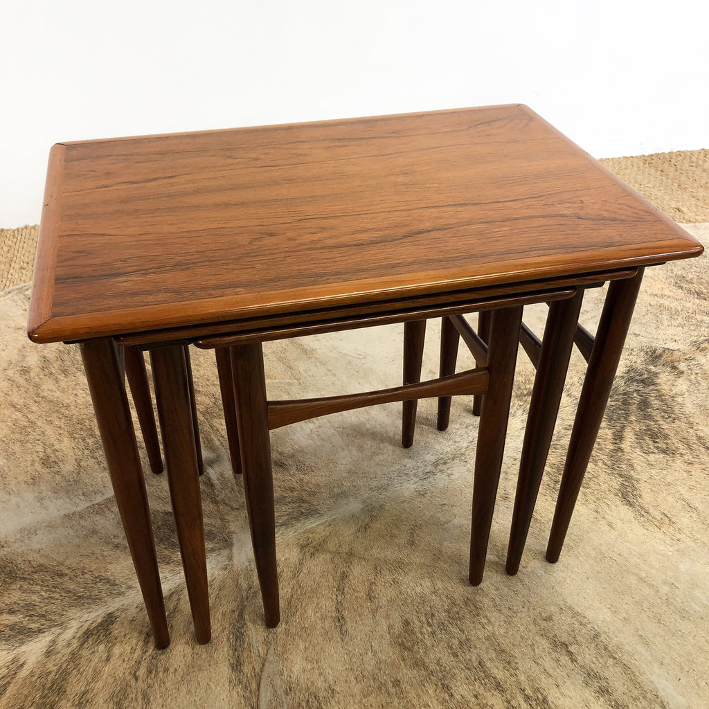 Danish Brazilian Rosewood Nesting Tables