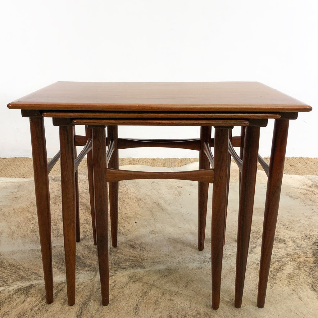 Danish Brazilian Rosewood Nesting Tables