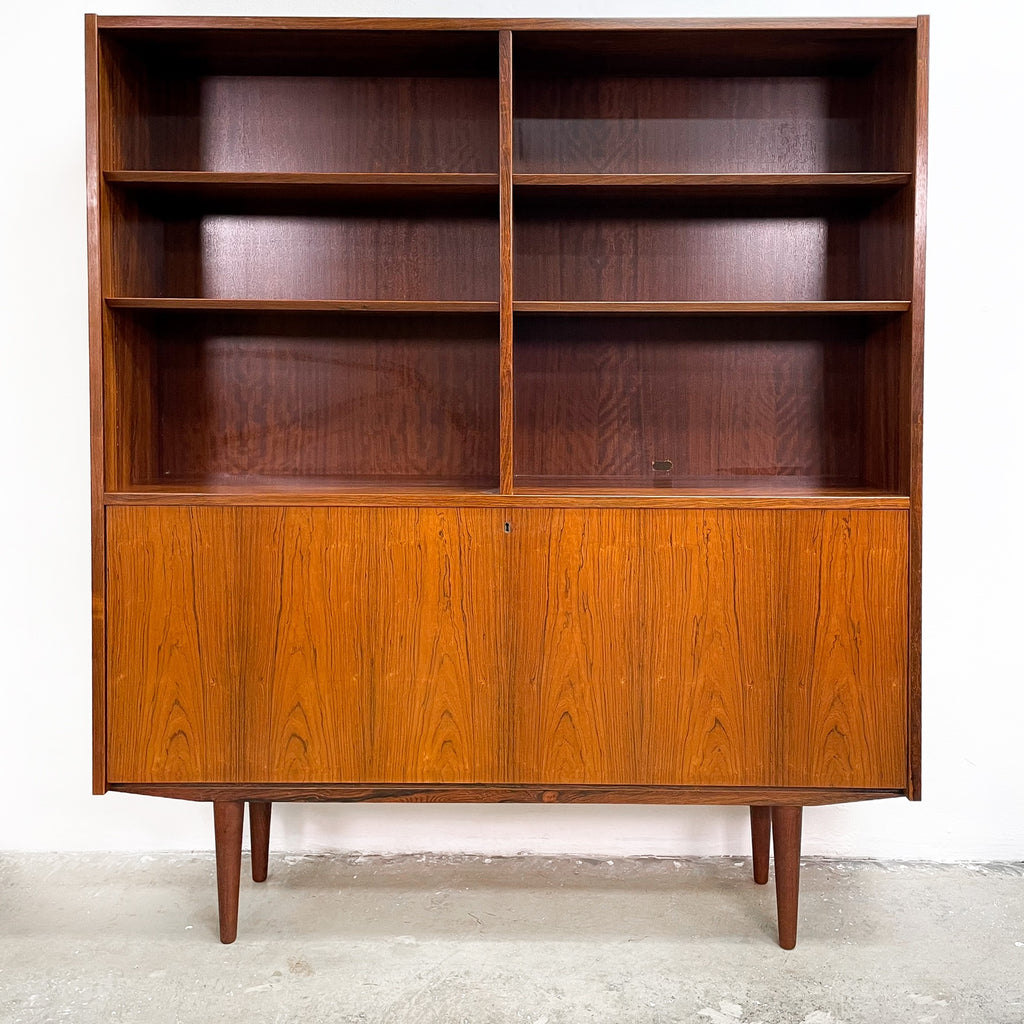 Mid Century Modern Danish Brazilian Rosewood Bookshelf