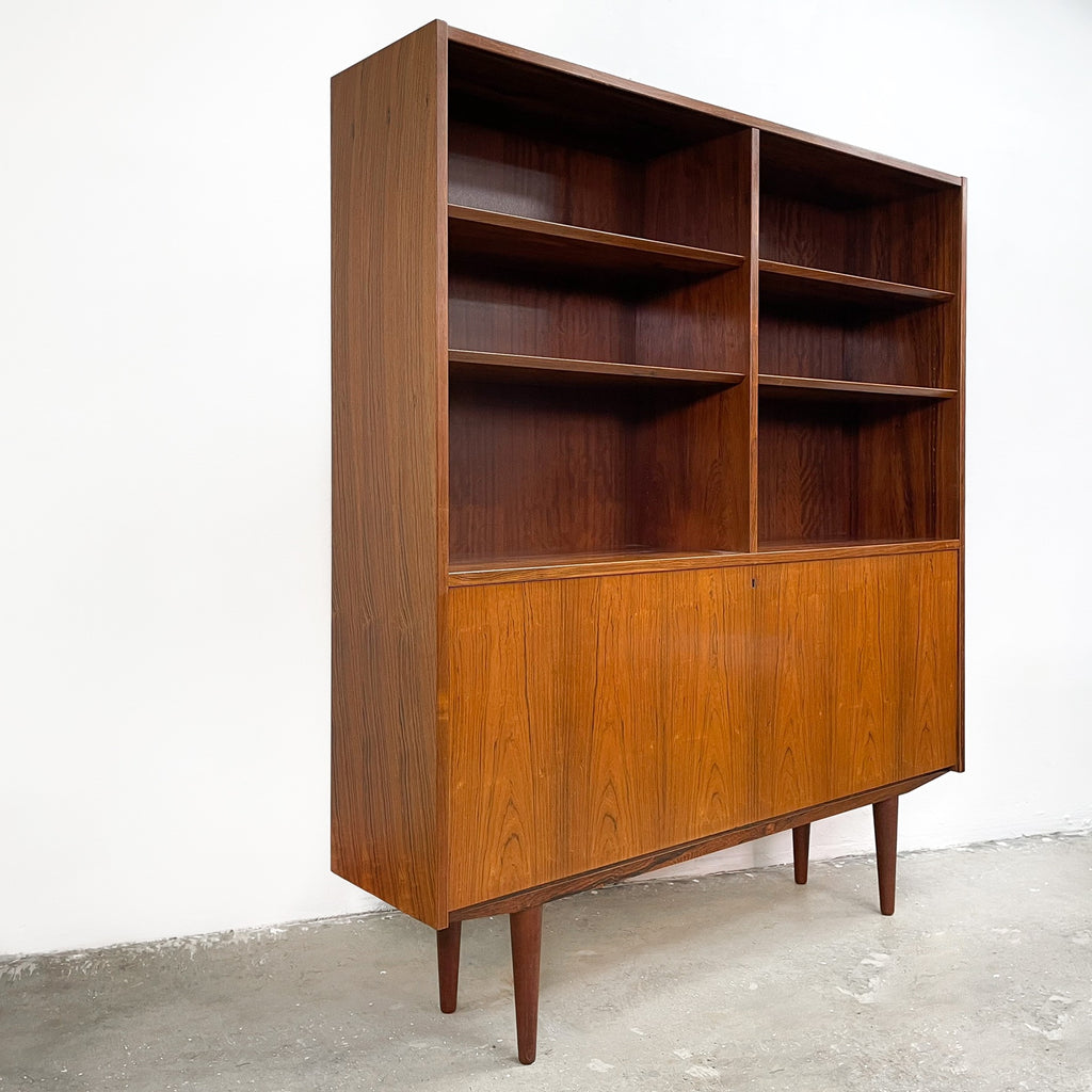 Mid Century Modern Danish Brazilian Rosewood Bookshelf