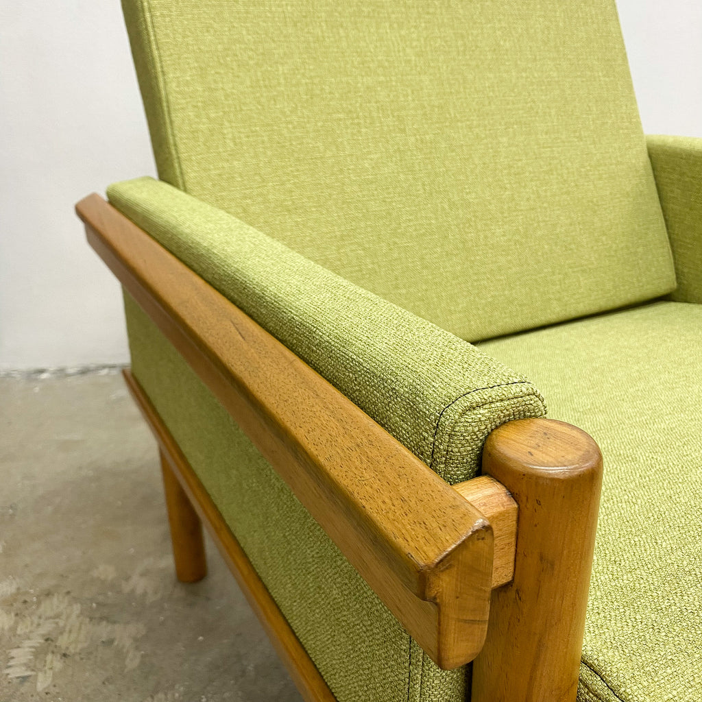 Mid Century Reupholstered Armchair - Fully restored