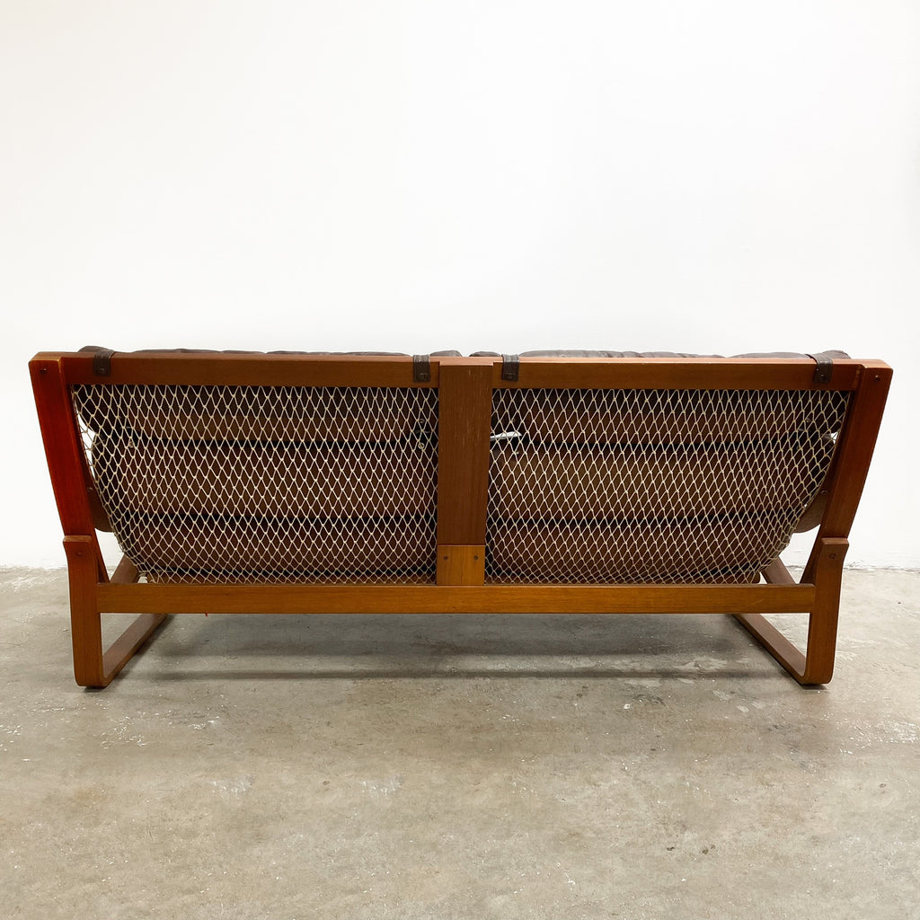Tessa T4 Leather Mid Century Lounge Sofa