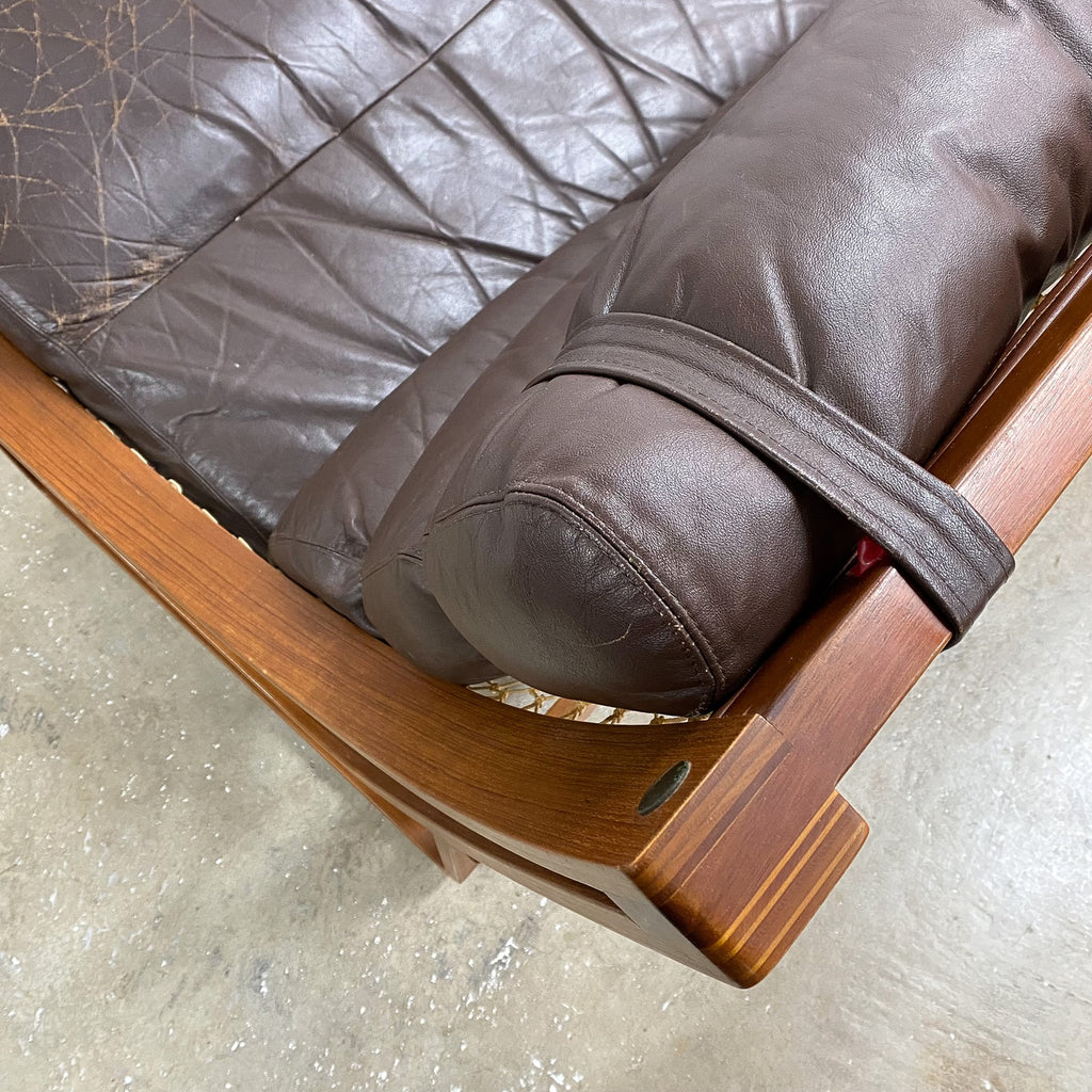 Tessa T4 Leather Mid Century Lounge Sofa