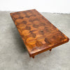 Mid Century Bespoke Parquetry Coffee Table