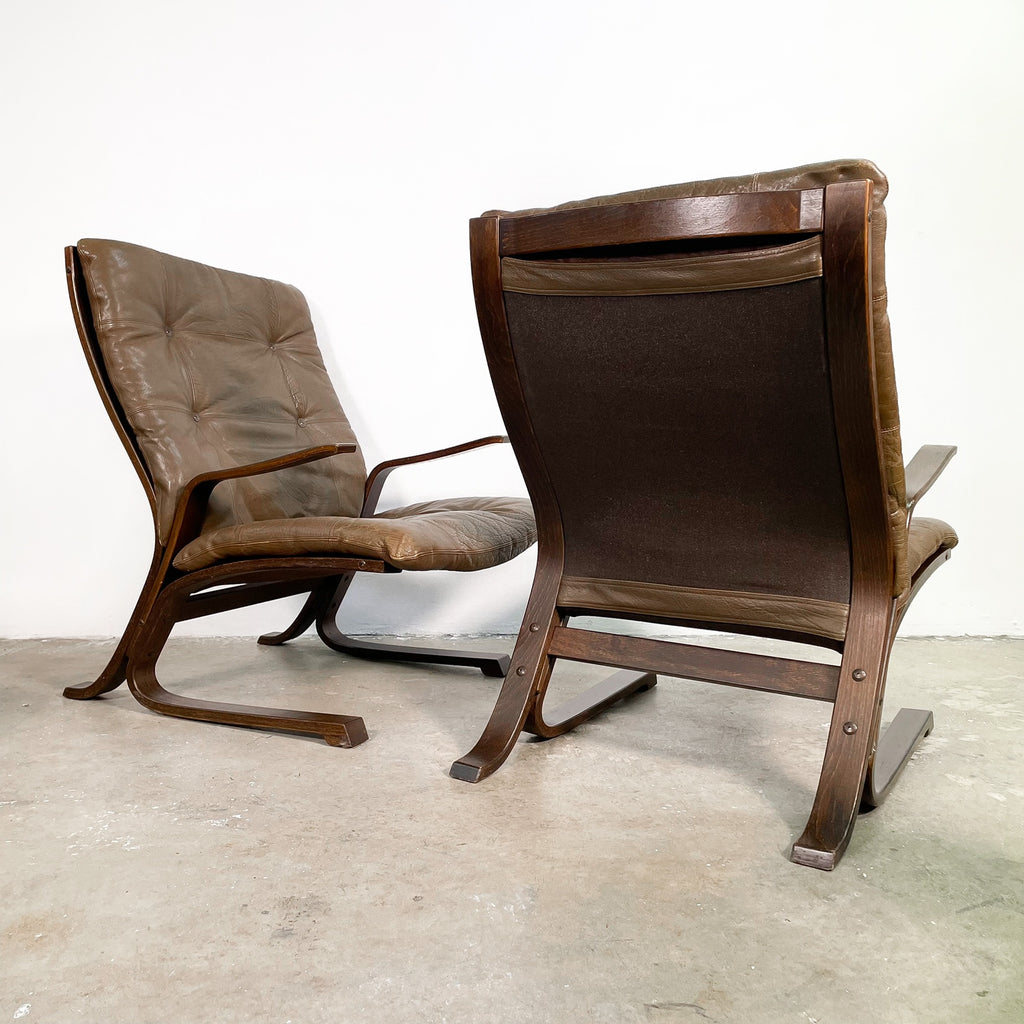 Brown Leather Elephant ChairsMid Century Brown Leather Danish 'Elephant' Arm Lounge Chair