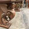 Large Italian Neoclassical Style Walnut Coffee Table - From The Pierre Hotel Fairfax penthouse New York