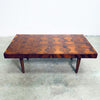 Mid Century Bespoke Parquetry Coffee Table