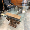 Large Italian Neoclassical Style Walnut Coffee Table - From The Pierre Hotel Fairfax penthouse New York