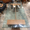 Large Italian Neoclassical Style Walnut Coffee Table - From The Pierre Hotel Fairfax penthouse New York