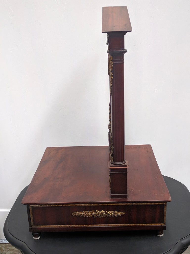 Empire Style Mahogany Toilet  Mirror