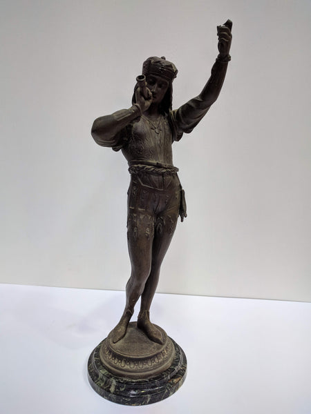 Antique French Spelter Figure The Design Ark