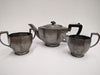 Three Piece Tudric Pewter Tea Set