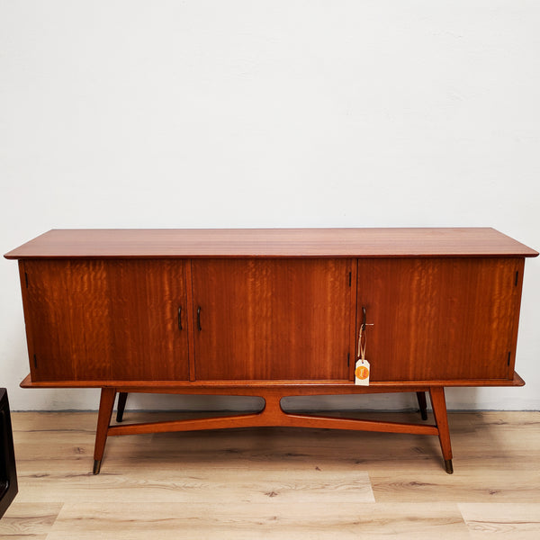 Unique Retro Sold Wood Australian Mid Century Sideboard Buffet