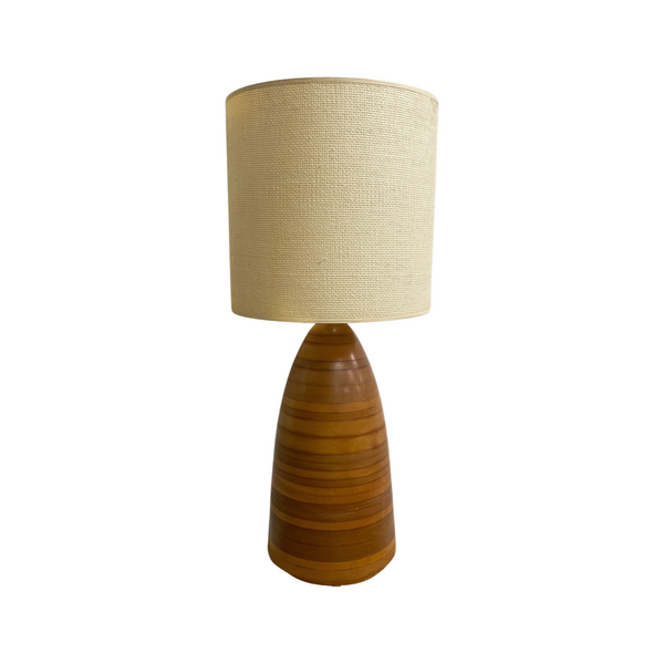 Mid Century Table Wooden Lamp