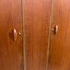 Mid Century Teak Free Standing Wardrobe - Two Available